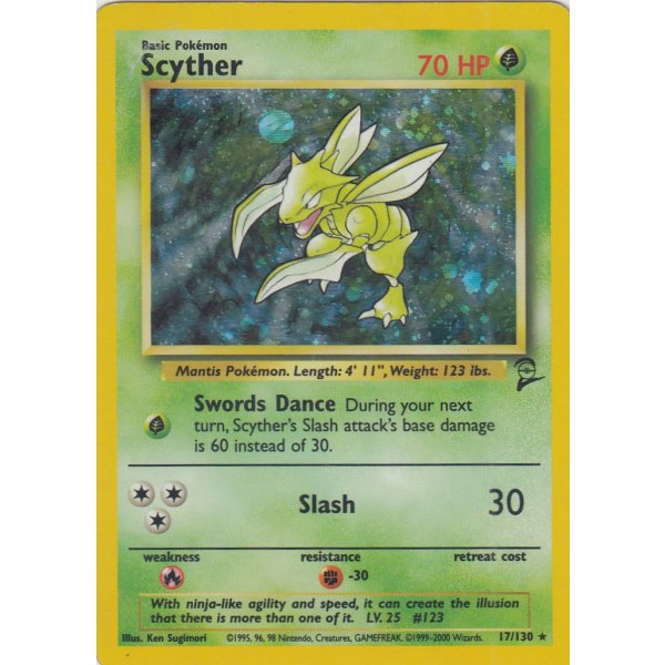 Scyther 17/130 HOLO BESPIELT