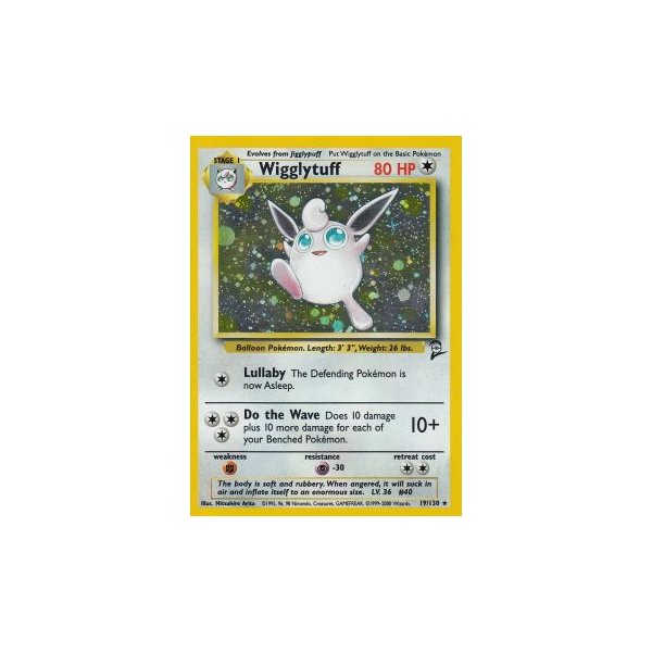 Wigglytuff 19/130 HOLO BESPIELT