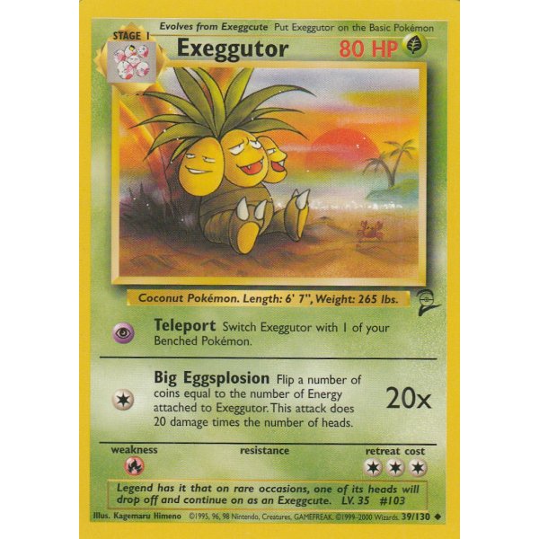 Exeggutor 39/130 BESPIELT