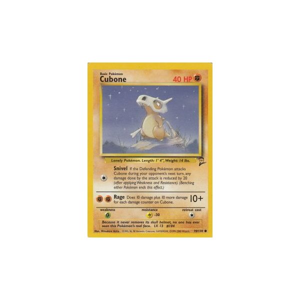 Cubone 70/130 BESPIELT