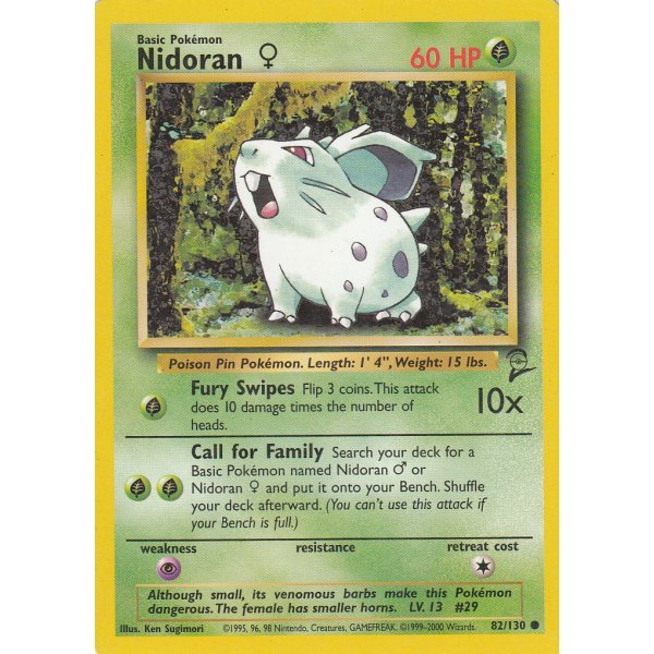 Nidoran w 82/130 BESPIELT