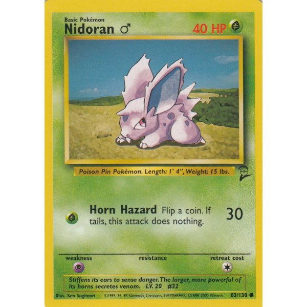 Nidoran m 83/130 BESPIELT