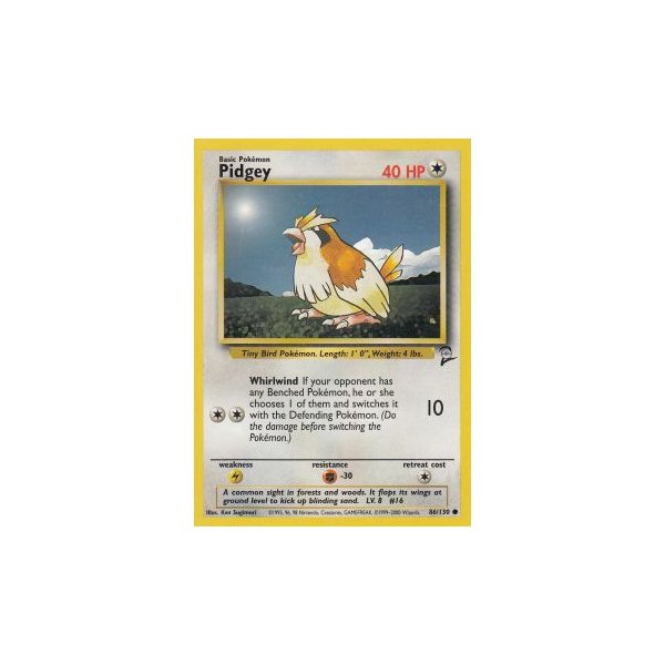 Pidgey 86/130 BESPIELT