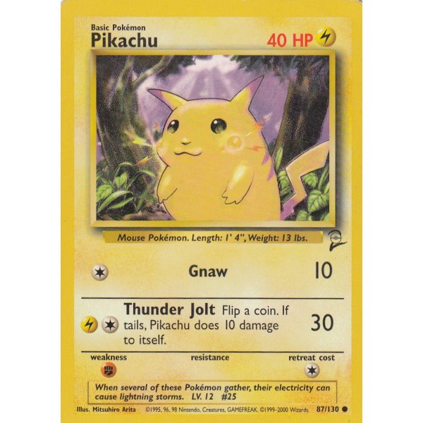 Pikachu 87/130 BESPIELT