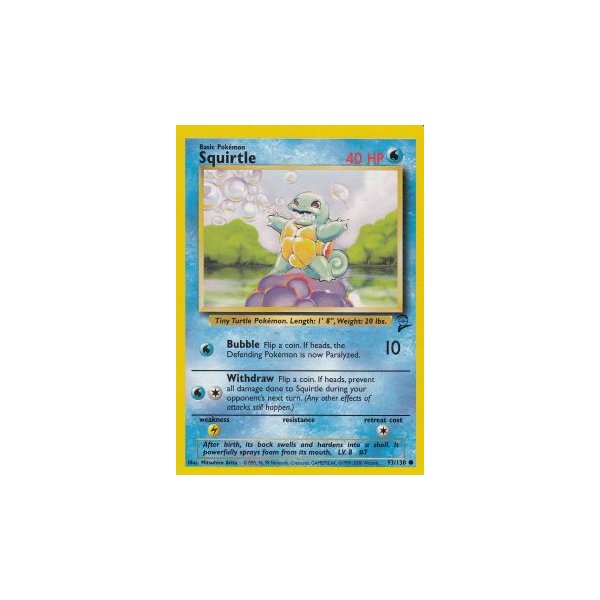 Squirtle 93/130 BESPIELT