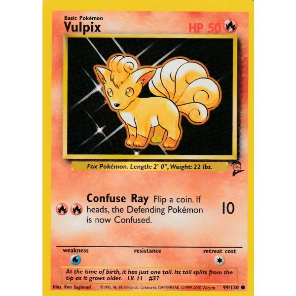 Vulpix 99/130 BESPIELT