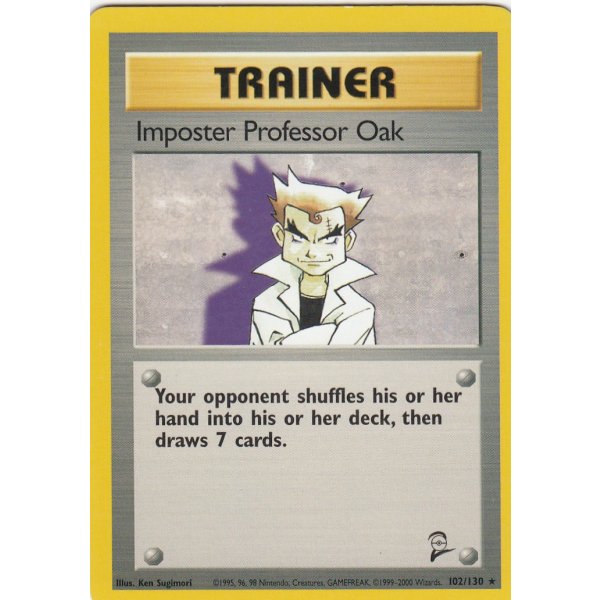 Imposter Professor Oak 102/130 BESPIELT