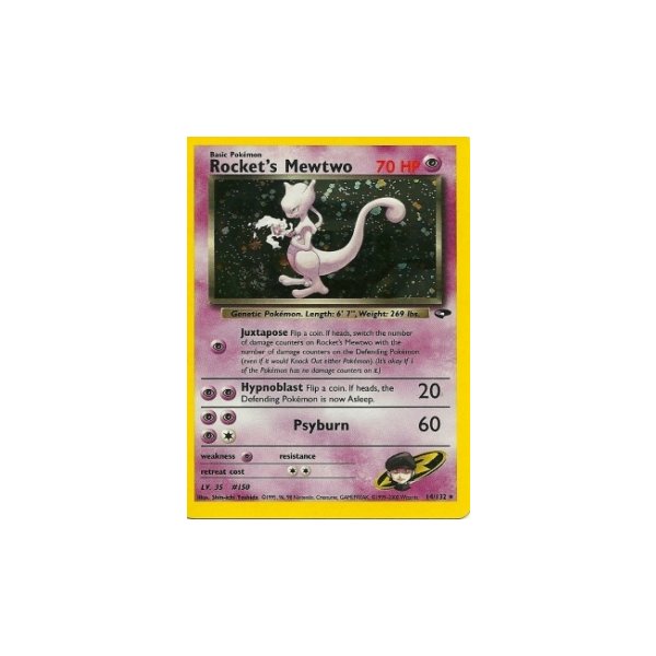 Rockets Mewtwo 14/132 HOLO BESPIELT