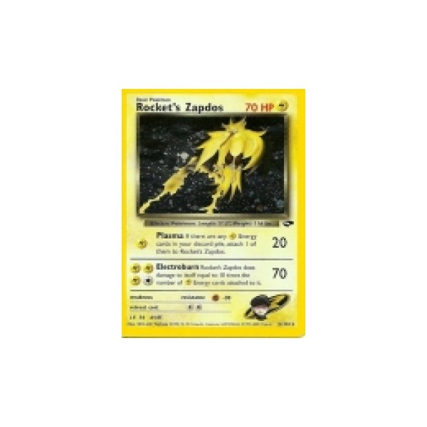Rockets Zapdos 15/132 HOLO BESPIELT