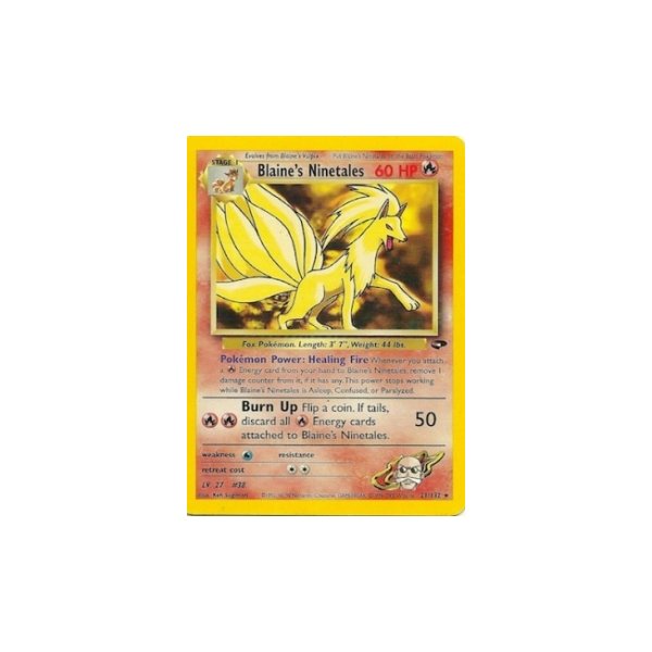 Blaines Ninetales 21/132 BESPIELT