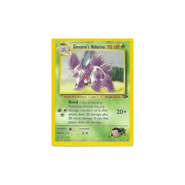 Giovannis Nidorino 45/132 BESPIELT