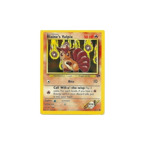 Blaines Vulpix 66/132 BESPIELT
