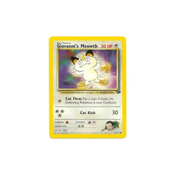 Giovannis Meowth 74/132 BESPIELT