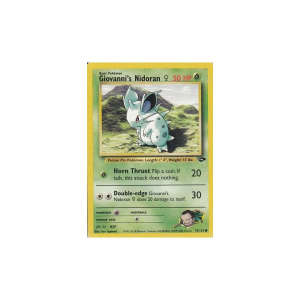 Giovannis Nidoran W 75/132 BESPIELT