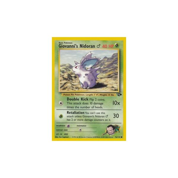 Giovannis Nidoran M 76/132 BESPIELT