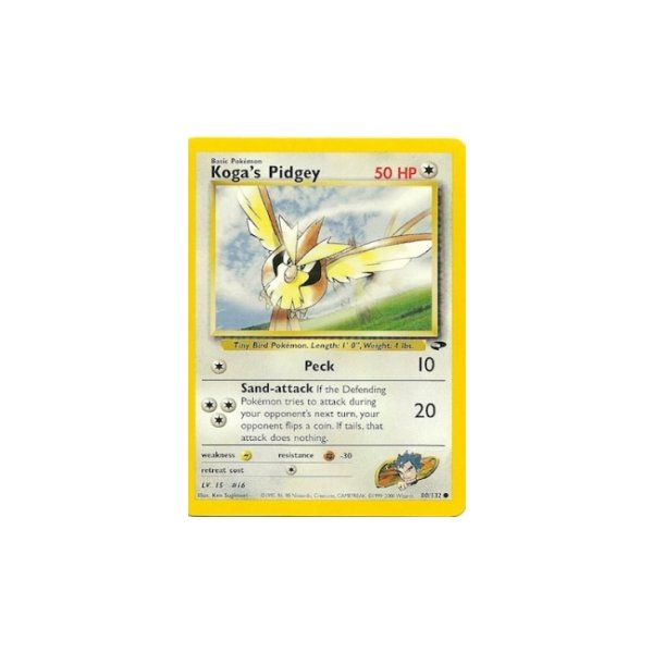 Kogas Pidgey 80/132 BESPIELT