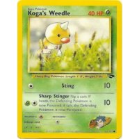 Koga's Weedle 82/132 BESPIELT