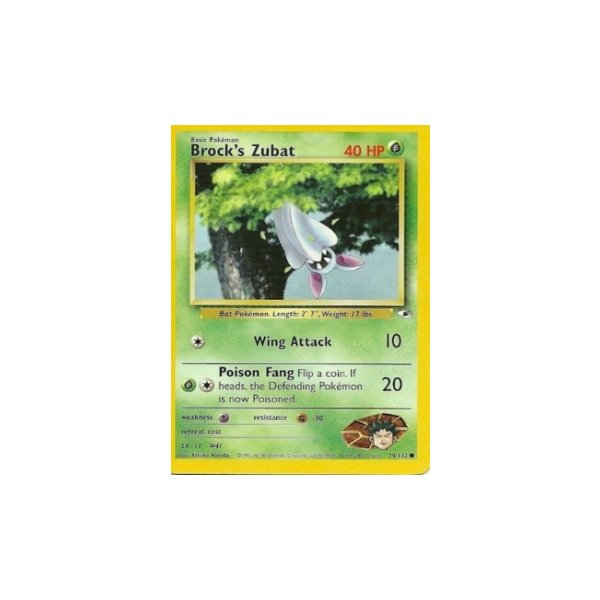 Brocks Zubat 74/132 BESPIELT