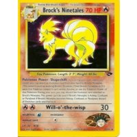 Brocks Ninetales 3/132 1. Edition HOLO BESPIELT