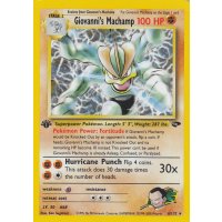 Giovanni's Machamp 6/132 1. Edition HOLO BESPIELT
