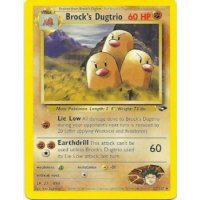 Brock's Dugtrio 22/132 1. Edition BESPIELT
