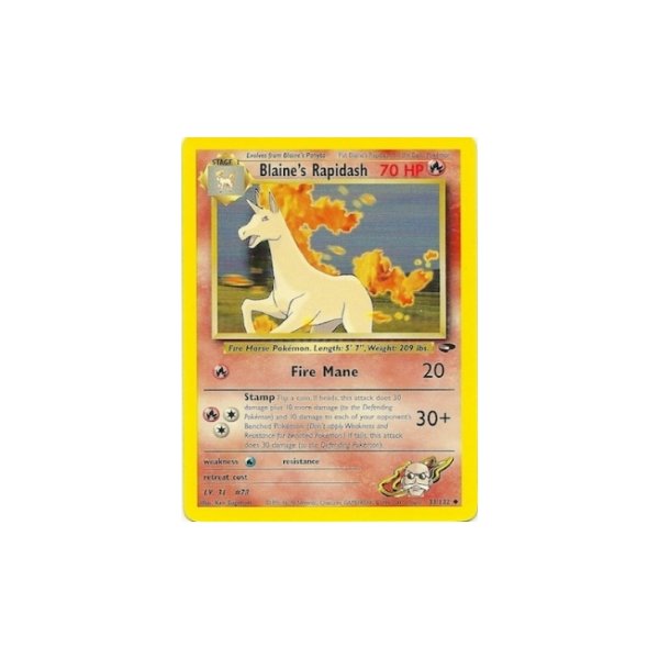 Blaines Rapidash 33/132 1. Edition BESPIELT