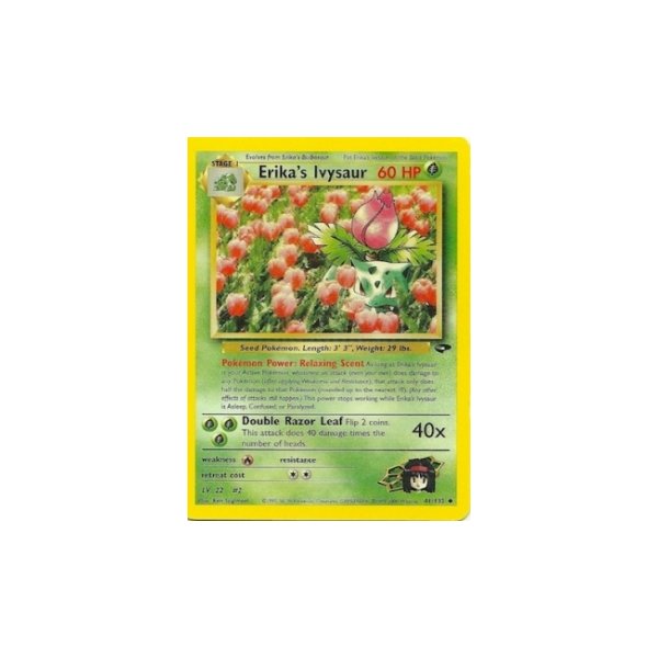 Erikas Ivysaur 41/132 1. Edition BESPIELT