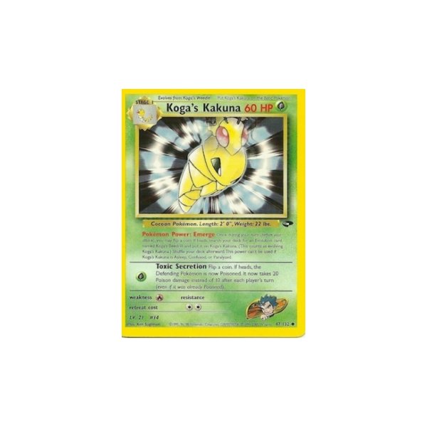 Kogas Kakuna 47/132 1. Edition BESPIELT