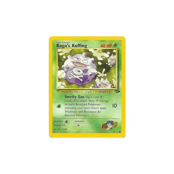 Kogas Koffing 79/132 1. Edition BESPIELT