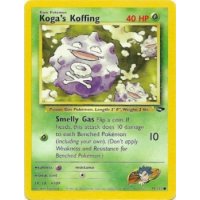Koga's Koffing 79/132 1. Edition BESPIELT