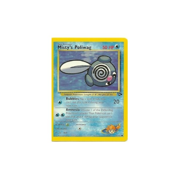 Mistys Poliwag 89/132 1. Edition BESPIELT