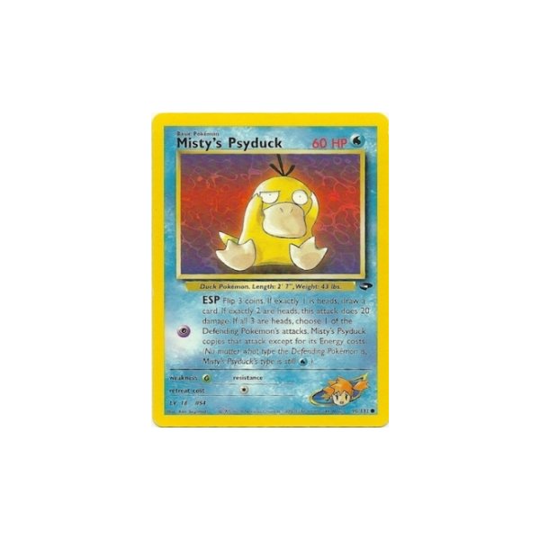 Mistys Psyduck 90/132 1. Edition BESPIELT