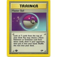 Master Ball 116/132 1. Edition BESPIELT