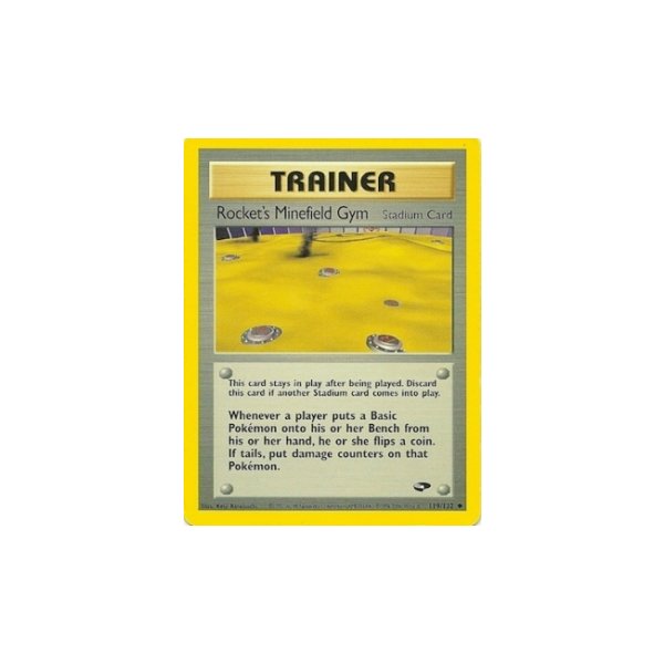 Rockets Minefield Gym 119/132 1. Edition BESPIELT