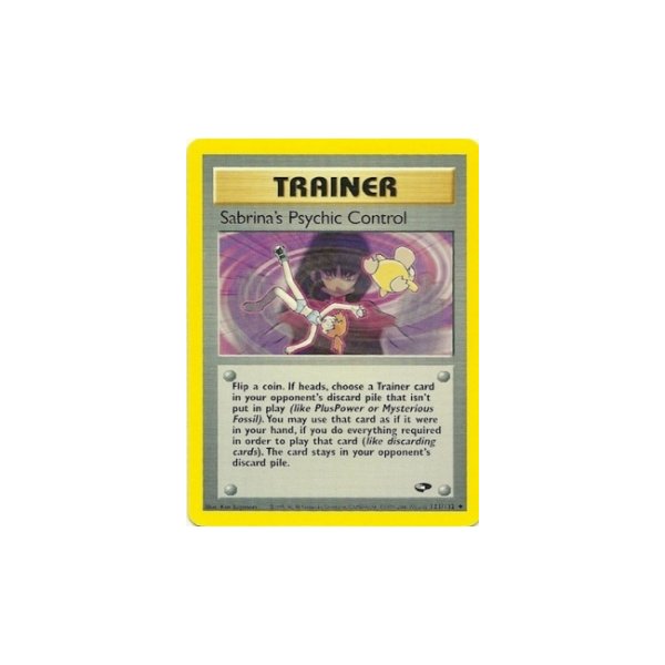 Sabrinas Psychic Control 121/132 1. Edition BESPIELT