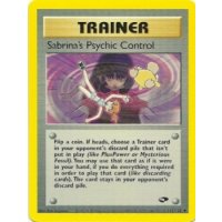 Sabrina's Psychic Control 121/132 1. Edition BESPIELT