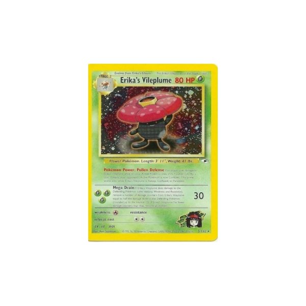 Erikas Vileplume 5/132 1. Edition HOLO BESPIELT
