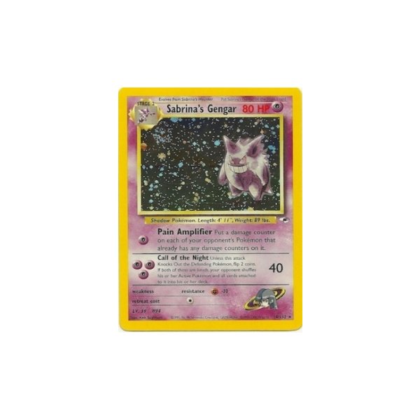 Sabrinas Gengar 14/132 1. Edition HOLO BESPIELT