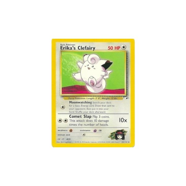 Erikas Clefairy 25/132 1. Edition BESPIELT
