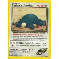 Rockets Snorlax 33/132 1. Edition BESPIELT