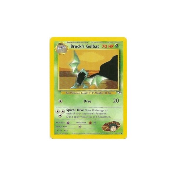 Brocks Golbat 39/132 1. Edition BESPIELT