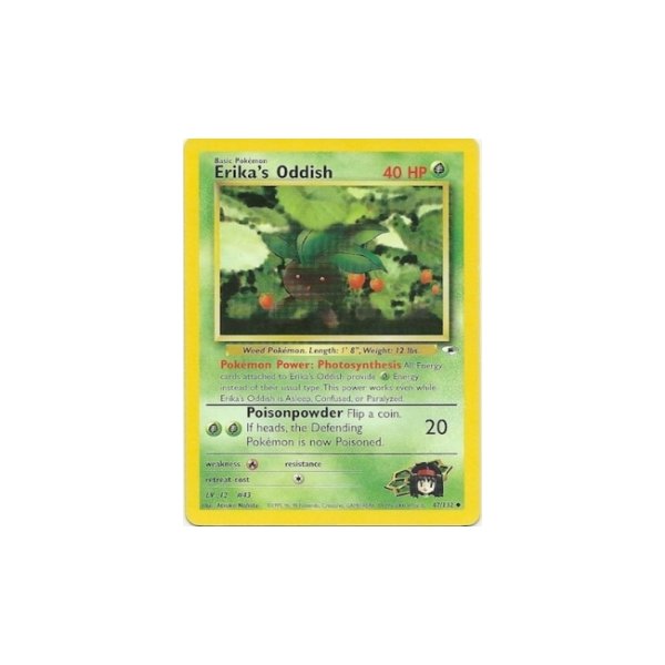 Erikas Oddish 47/132 1. Edition BESPIELT