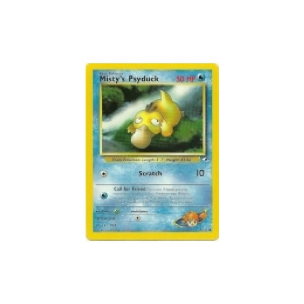Mistys Psyduck 54/132 1. Edition BESPIELT