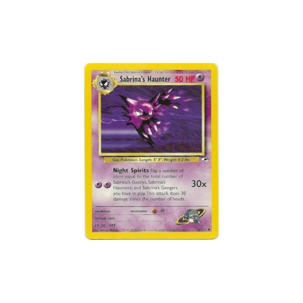 Sabrinas Haunter 58/132 1. Edition BESPIELT