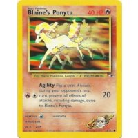 Blaines Ponyta 63/132 1. Edition BESPIELT