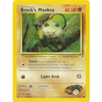 Brocks Mankey 67/132 1. Edition BESPIELT