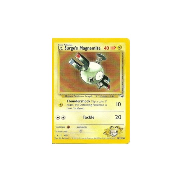 Lt. Surges Magnemite 80/132 1. Edition BESPIELT
