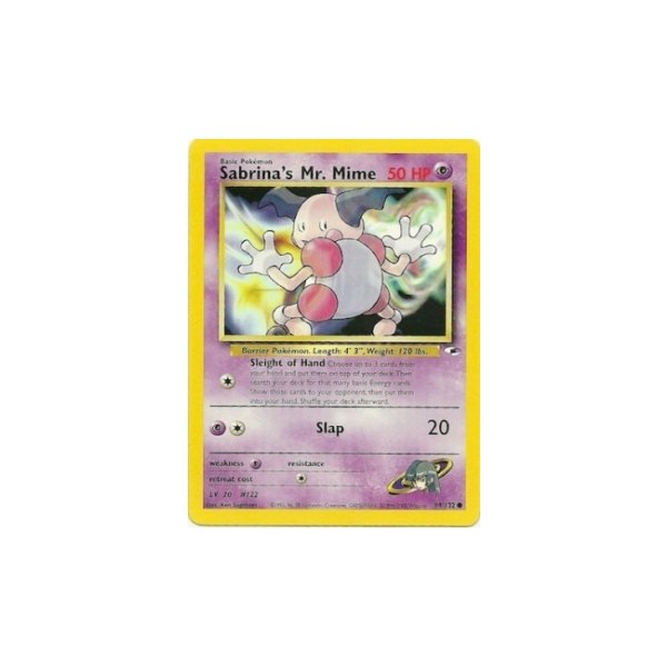 Sabrinas Mr. Mime 94/132 1. Edition BESPIELT