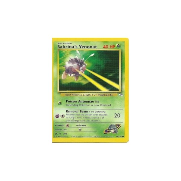 Sabrinas Venonat 96/132 1. Edition BESPIELT