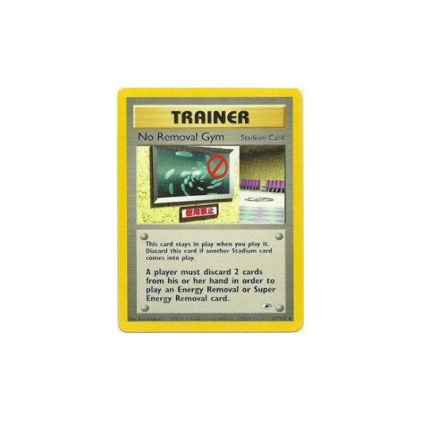 No Removal Gym 103/132 1. Edition BESPIELT